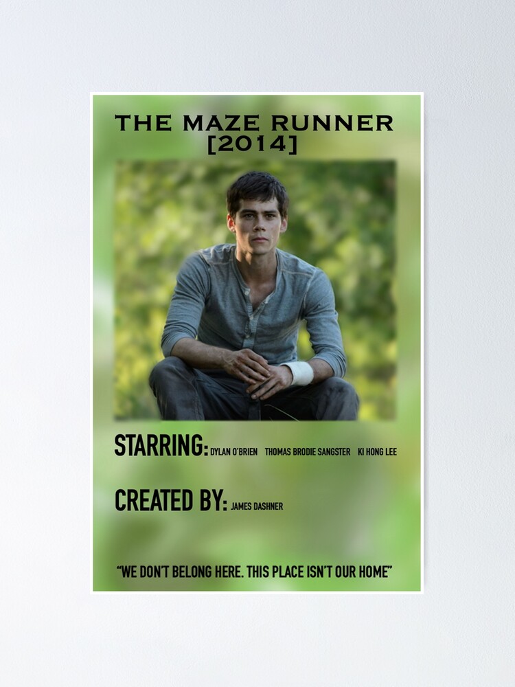 The Maze Runner Movie Poster Dylan O'brien Wall Art 