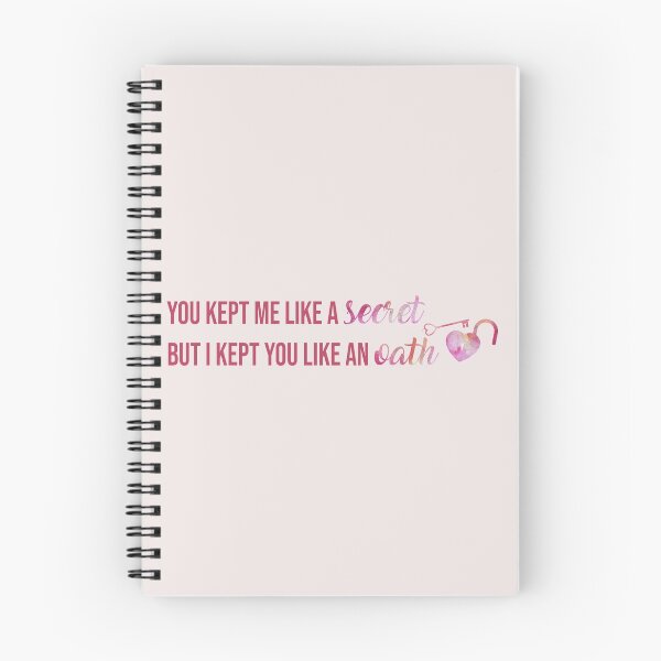 Item preview, You Kept Me Like a Secret But I Kept You Like An Oath Taylor Swift designed and sold by Mint-Rose.