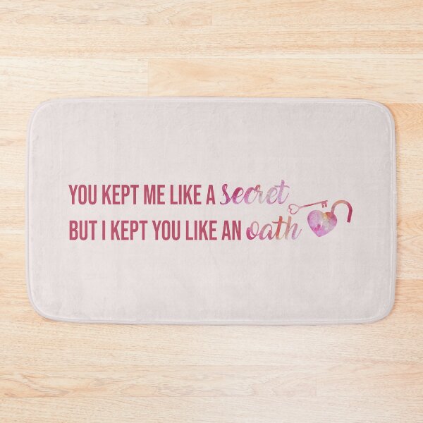 Item preview, You Kept Me Like a Secret But I Kept You Like An Oath Taylor Swift designed and sold by Mint-Rose.