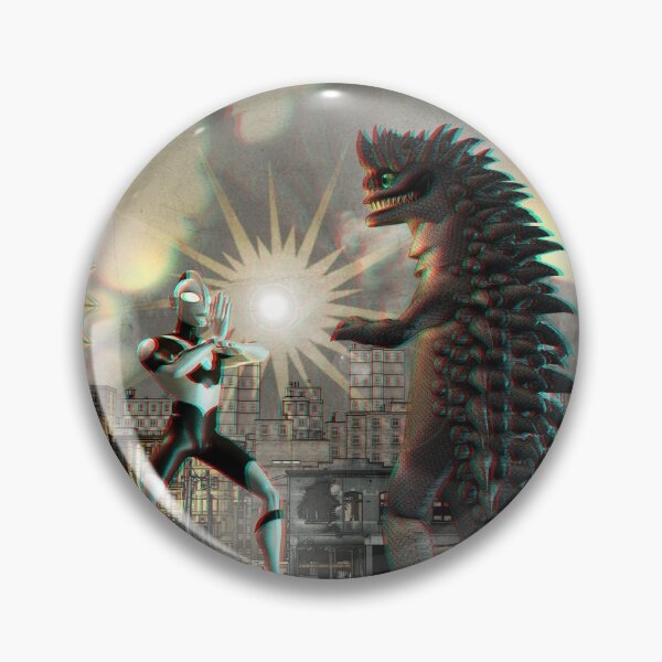 Item preview,  Ultraman Anaglyph 3d pop-art illustration designed and sold by 3dPopArt.