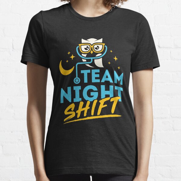 NIGHT SHIFT CREW T-SHIRT DESIGN 17551284 Vector Art at Vecteezy