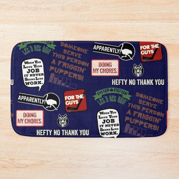 Item preview, Letterkenny Pastor Glen Quotes (blue background) designed and sold by DesignsByRisa.