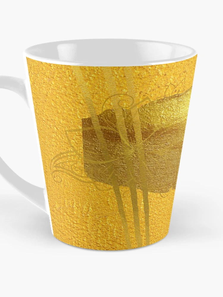 Thumbnail 3 of 4, Coffee Mug, Minimalist Gold Abstract Pattern designed and sold by Ric1926.