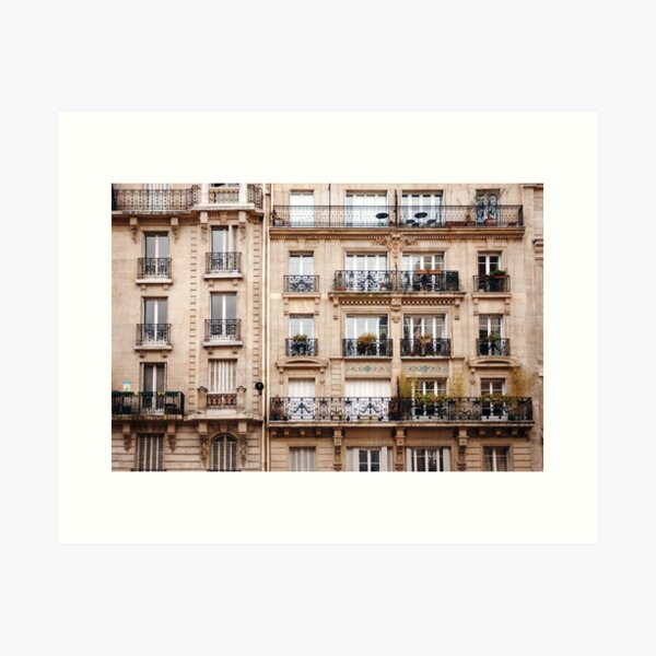 Traditional French Architecture Art Print
