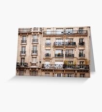 Traditional French Architecture Greeting Card