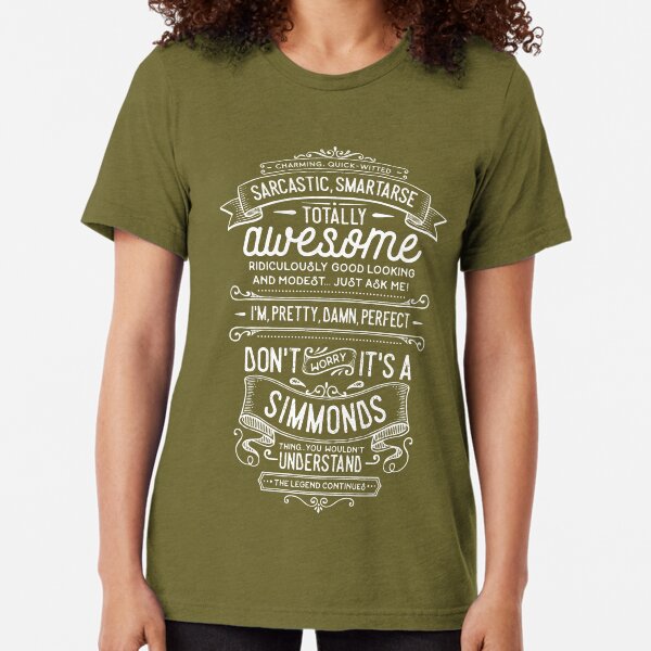 simmonds shirt