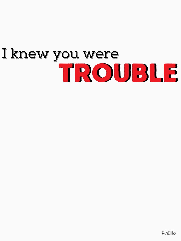 I knew you were trouble taylor's version cute lyrics Sticker for Sale by  Phiiilo