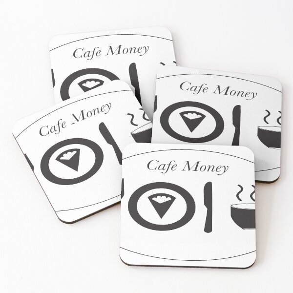 Item preview, Cafe Money Black on White designed and sold by Tooiccymoney.