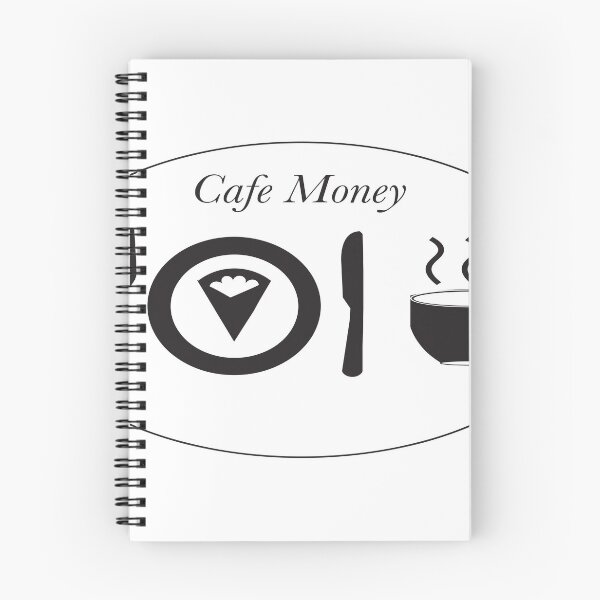 Item preview, Cafe Money Black on White designed and sold by Tooiccymoney.