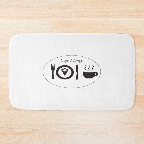 Item preview, Cafe Money Black on White designed and sold by Tooiccymoney.