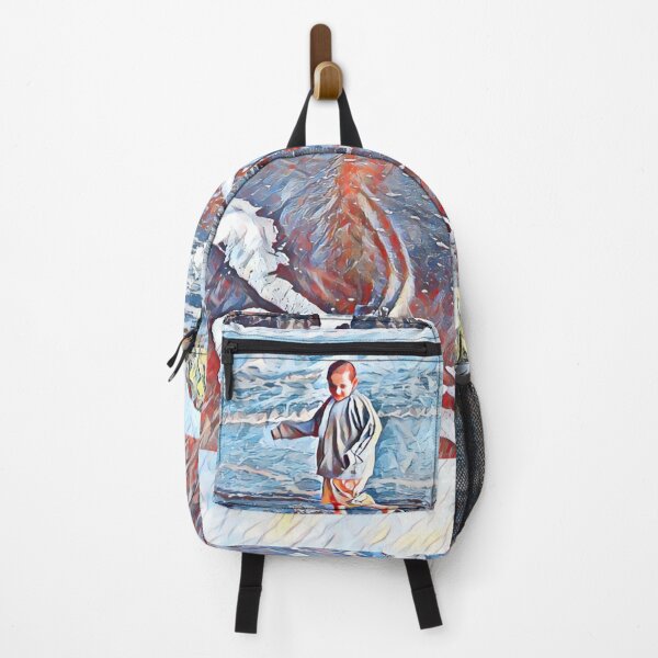 Item preview, Impressionist art work boy on the beach  designed and sold by CristalleLisa.