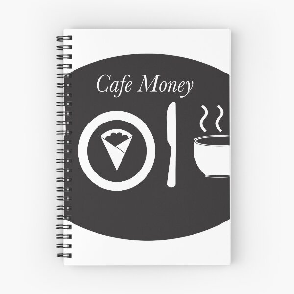 Item preview, Cafe Money White on Black Design designed and sold by Tooiccymoney.