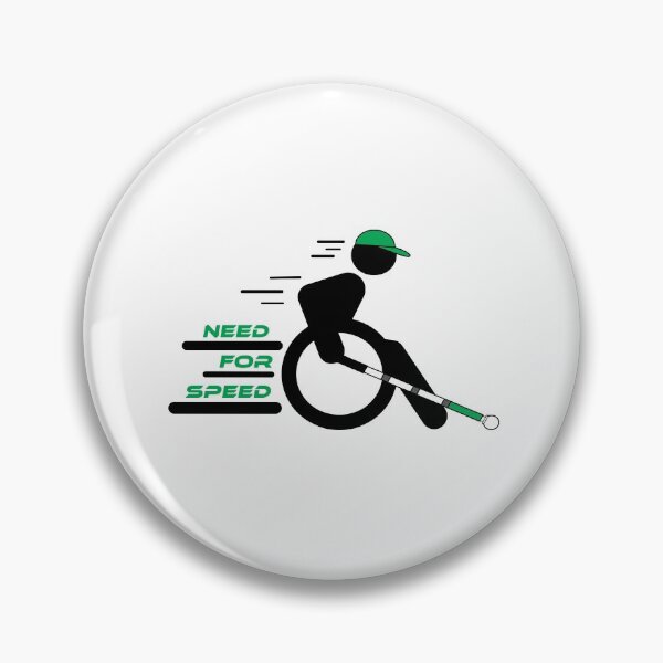 Item preview, Need for Speed Wheelchair Boy with Cane designed and sold by IndeOandM.