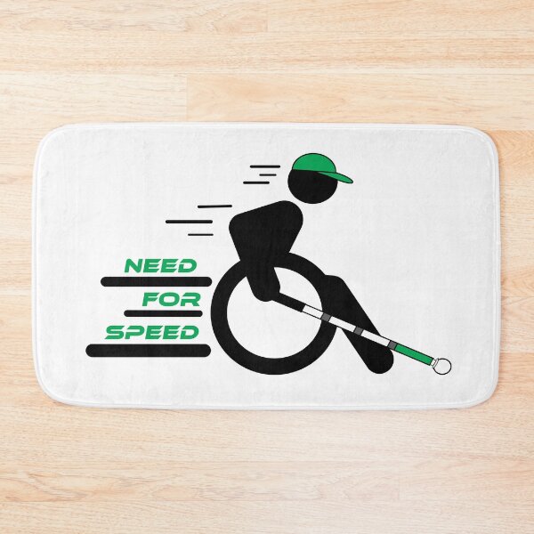 Item preview, Need for Speed Wheelchair Boy with Cane designed and sold by IndeOandM.