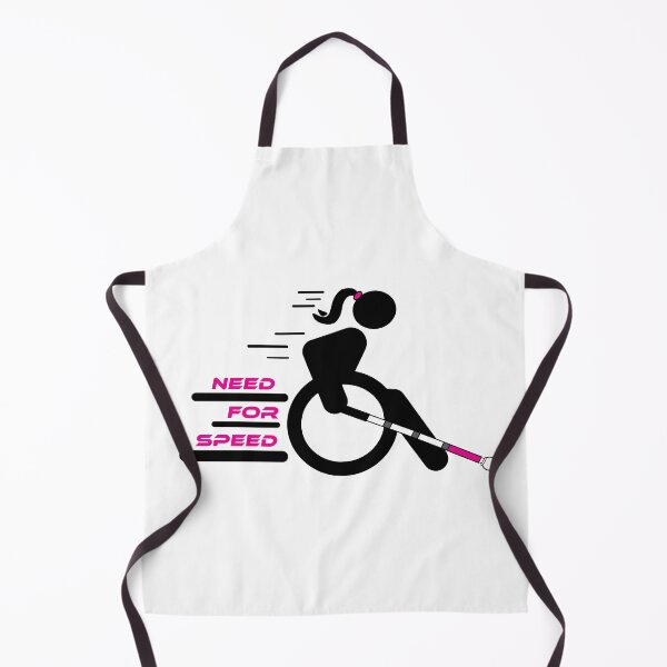 Item preview, Need for Speed Wheelchair Girl with Cane designed and sold by IndeOandM.