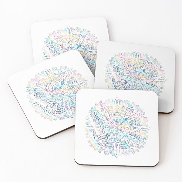 Item preview, mermaid koi halo magic circle art pattern  designed and sold by tenkenryujin.