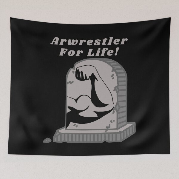 Item preview, Armwrestler For Life, Gravestone design designed and sold by Constant Readers.