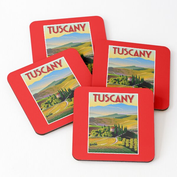 Item preview, TUSCANY: Vintage Travel Advertising Print designed and sold by posterbobs.