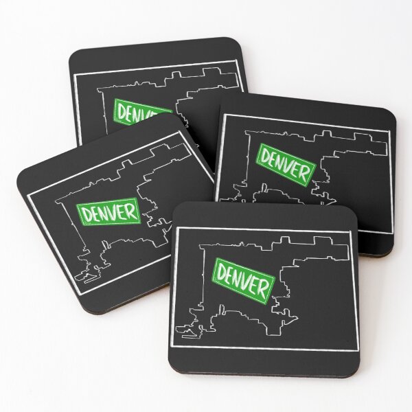 Item preview, Denver Colorado in Chalk designed and sold by that5280lady.