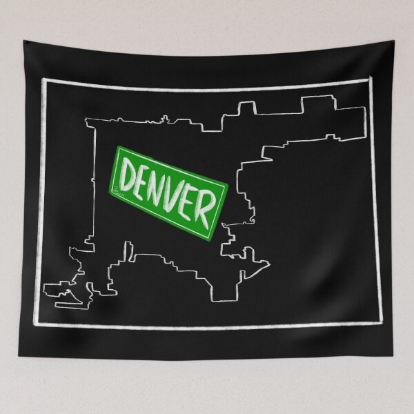 Item preview, Denver Colorado in Chalk designed and sold by that5280lady.