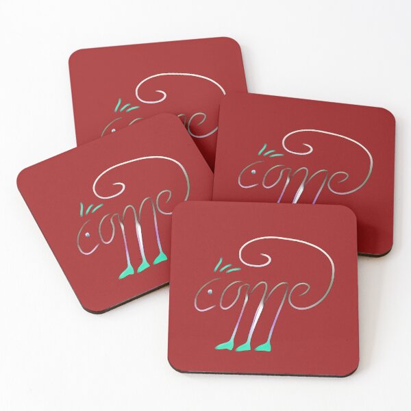 Item preview, Come - come here! an animal lettering designed and sold by kikidu21.
