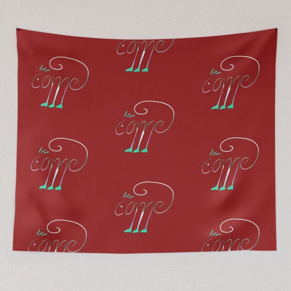 Item preview, Come - come here! an animal lettering designed and sold by kikidu21.