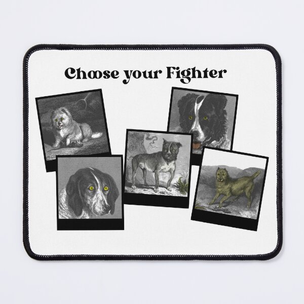 Item preview, Choose Your Fighter Vintage Puppers designed and sold by Furbabynanigans.