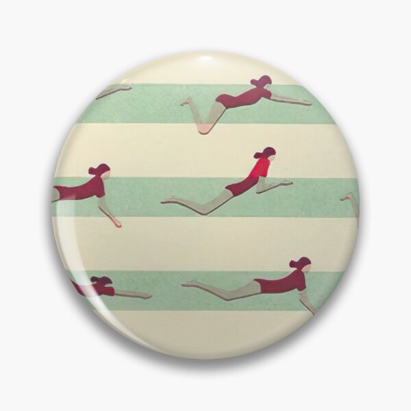 Item preview, Swimming Vintage Drawing designed and sold by AlyssoCharm.