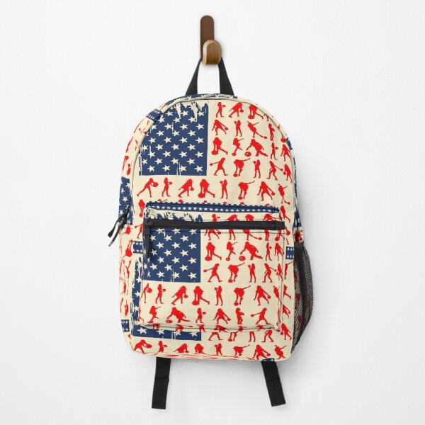 Item preview, Retro Bowling USA Flag designed and sold by AlyssoCharm.
