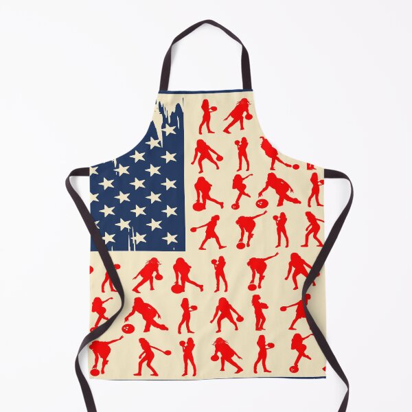 Item preview, Retro Bowling USA Flag designed and sold by AlyssoCharm.