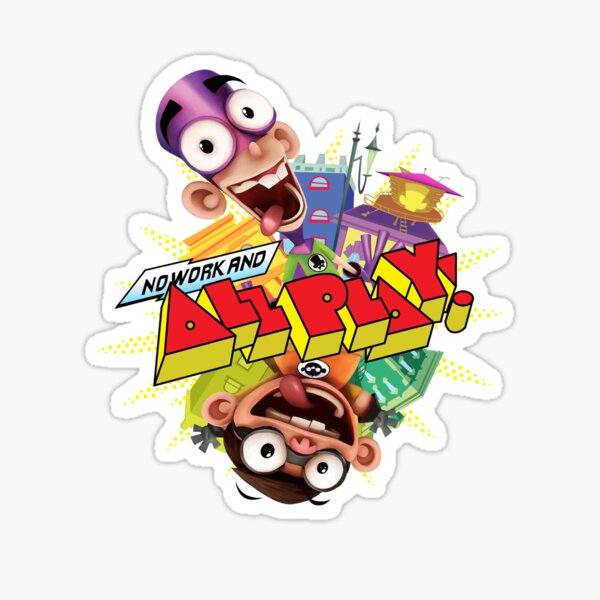 Fanboy, Chum Chum, & Kyle Sticker for Sale by thestickerfans