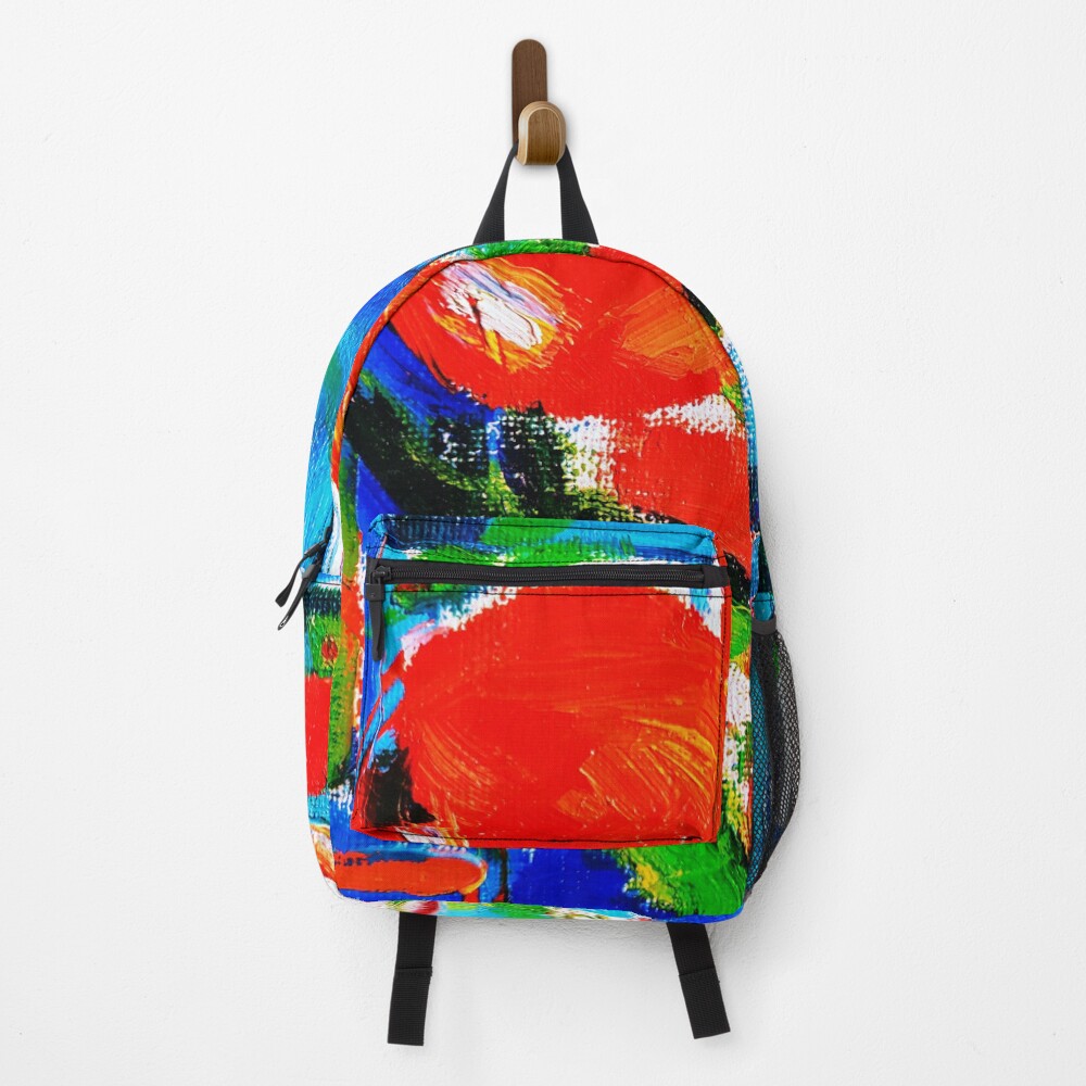 square canvas backpack