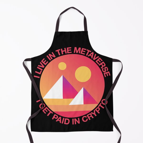 Item preview, I live in the Metaverse I get paid in Crypto Decentraland Mana designed and sold by johnta17.