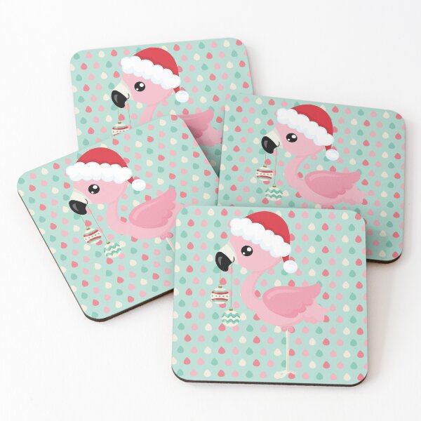 Item preview, Christmas Flamingo With Ornaments designed and sold by PirateAvocado.