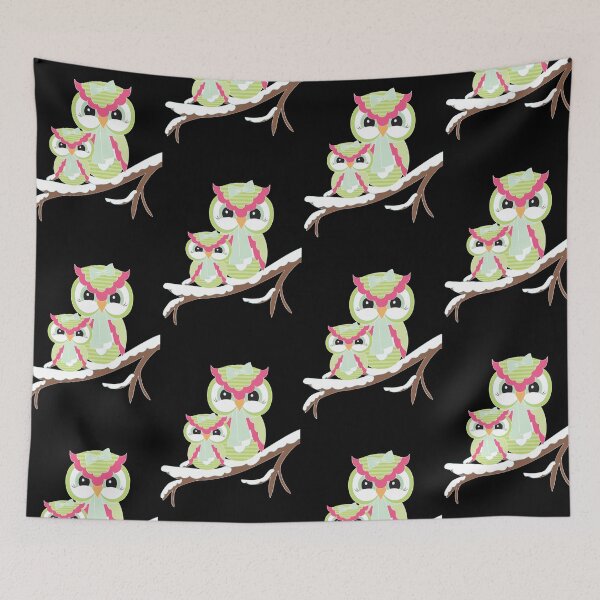 Item preview, Two Owls for Christmas  designed and sold by LoneAngel.