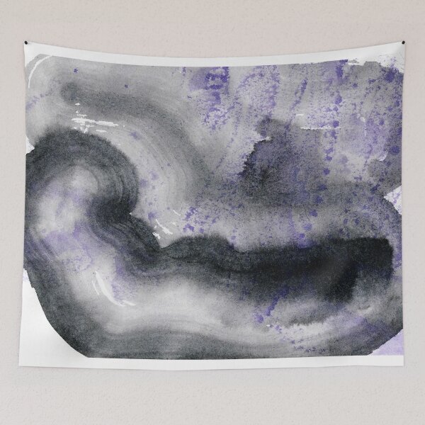 Item preview, ink explorations (191) - abstract black india ink painting designed and sold by expl-rations.