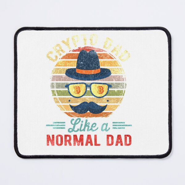 Item preview, Bitcoin Retro Miner Crypto Humor Dad Just Like A Normal Dad Long Sleeve T-Shirt designed and sold by BoeglinClay.