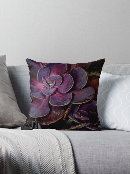 Aubergine throw pillows sale