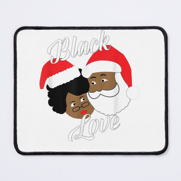 Item preview, Black Santa amp; Mrs. Claus Black Love Funny Christmas T-Shirt designed and sold by BoeglinClay.