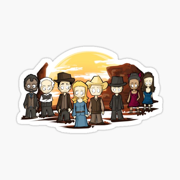 West world chibi Sticker