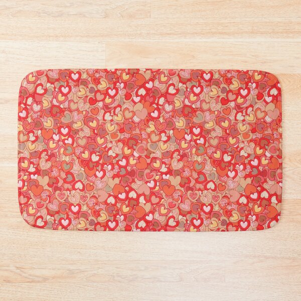 Artikelvorschau, Kitsch Valentine Yummy Hearts Pattern entworfen und verkauft von anzelas.