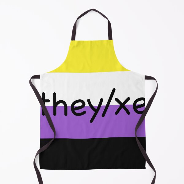 Item preview, they/xe on nonbinary flag designed and sold by emilyrosew1.