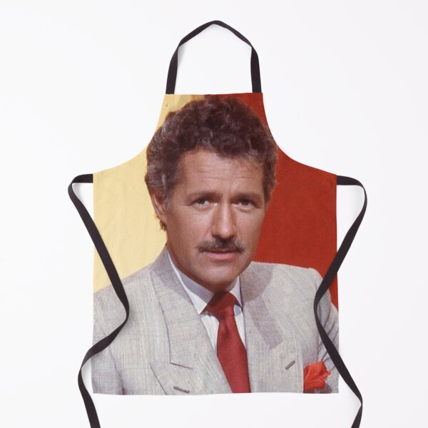 Item preview, Alex Trebek with mustache 1988 color photo designed and sold by gameshowfan2001.