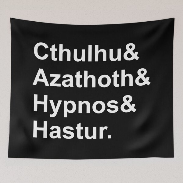 Item preview, Cthulhu & Azathoth & Hypnos & Hastur designed and sold by Good-Looking Corpse.