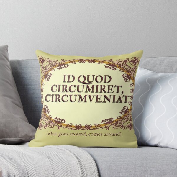 Item preview, WHAT GOES AROUND COMES AROUND - in Latin  designed and sold by sandpiperstudio.