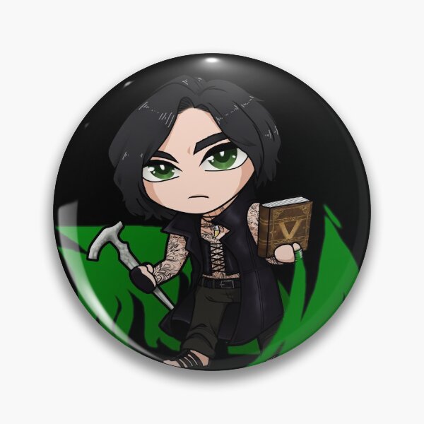 Item preview, Chibi Black Haired V designed and sold by Smol-Spooky.