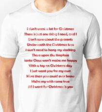 mariah carey all i want for christmas is you lyrics unisex t shirt - All I Want For Christmas Is You Mariah Carey Lyrics mariah carey all i want for christmas is you lyrics unisex t shirt - All I Want For Christmas Is You Mariah Carey Lyrics