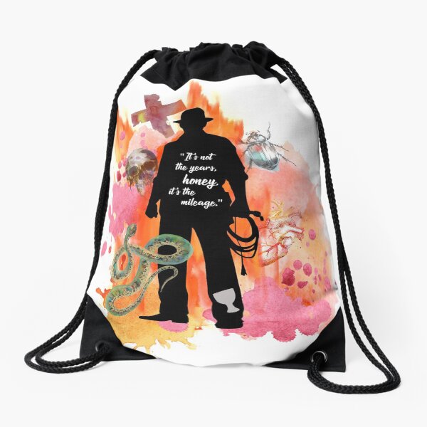 Sacs A Cordon Sur Le Theme Indiana Jones Redbubble