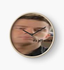 It's Jeff O'clock Clock