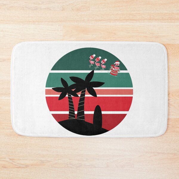 Item preview, Tropical Christmas With Flamingo Santa designed and sold by PirateAvocado.